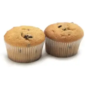 Magdalenes amb xips de xocolate